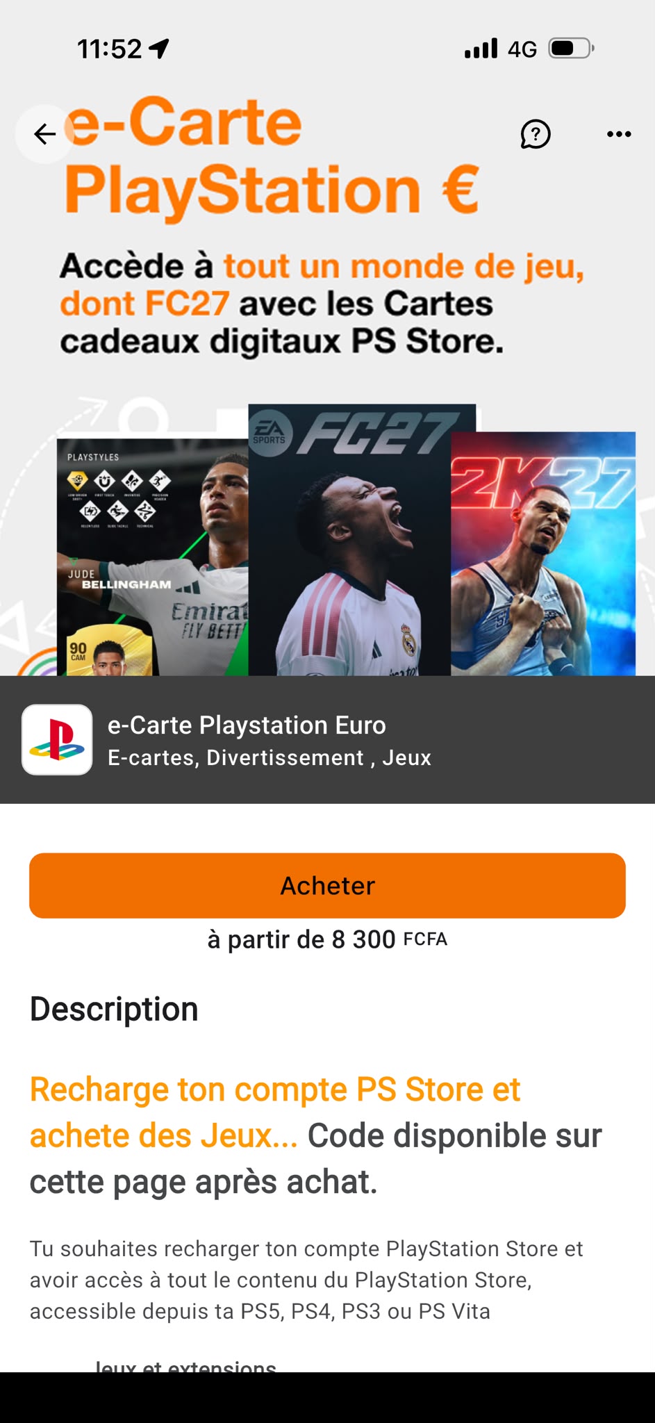 Gamer jouant en ligne grâce à une e-carte achetée sur Max it
